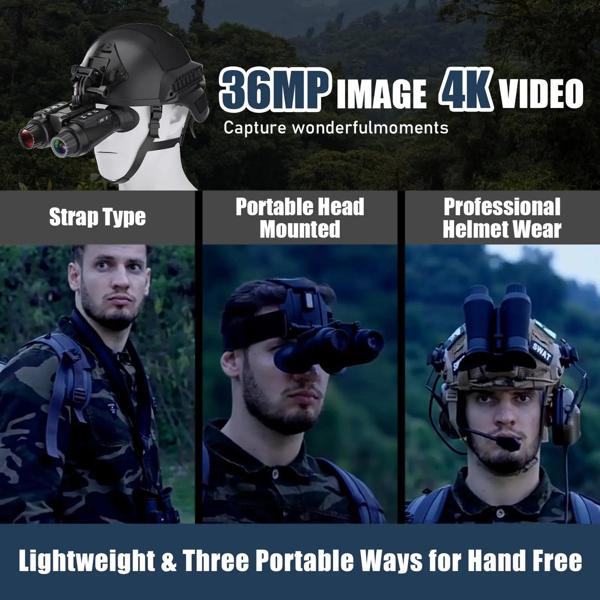 Shadow X™ Pro 4K Tactical Night Vision Goggles
