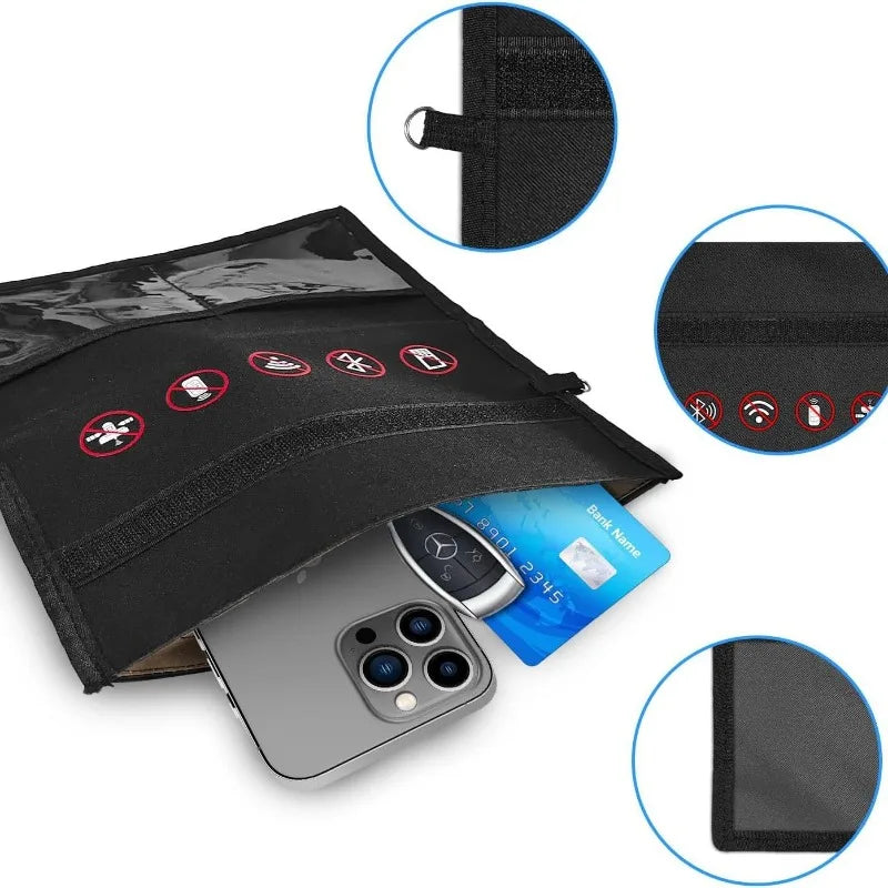 Faraday RFID Signal Blocking Bag
