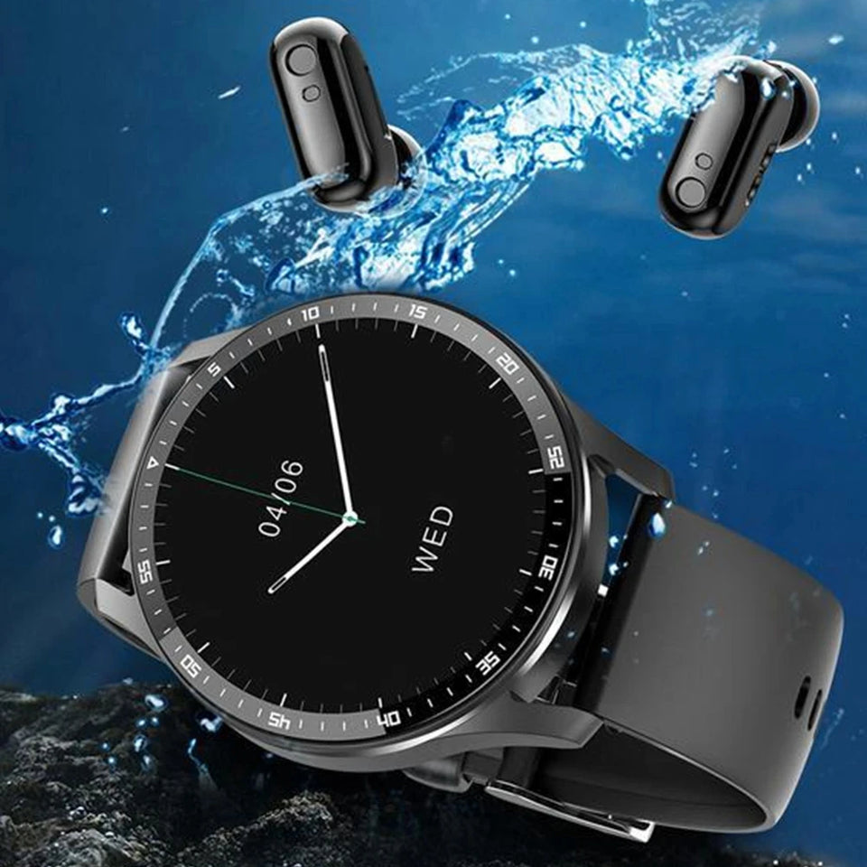 ActiveGear™ Fitness Smartwatch w/ Earbuds