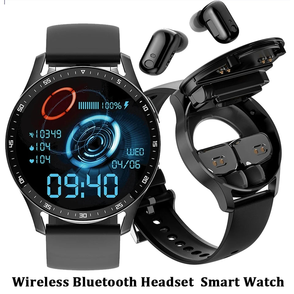 ActiveGear™ Fitness Smartwatch w/ Earbuds