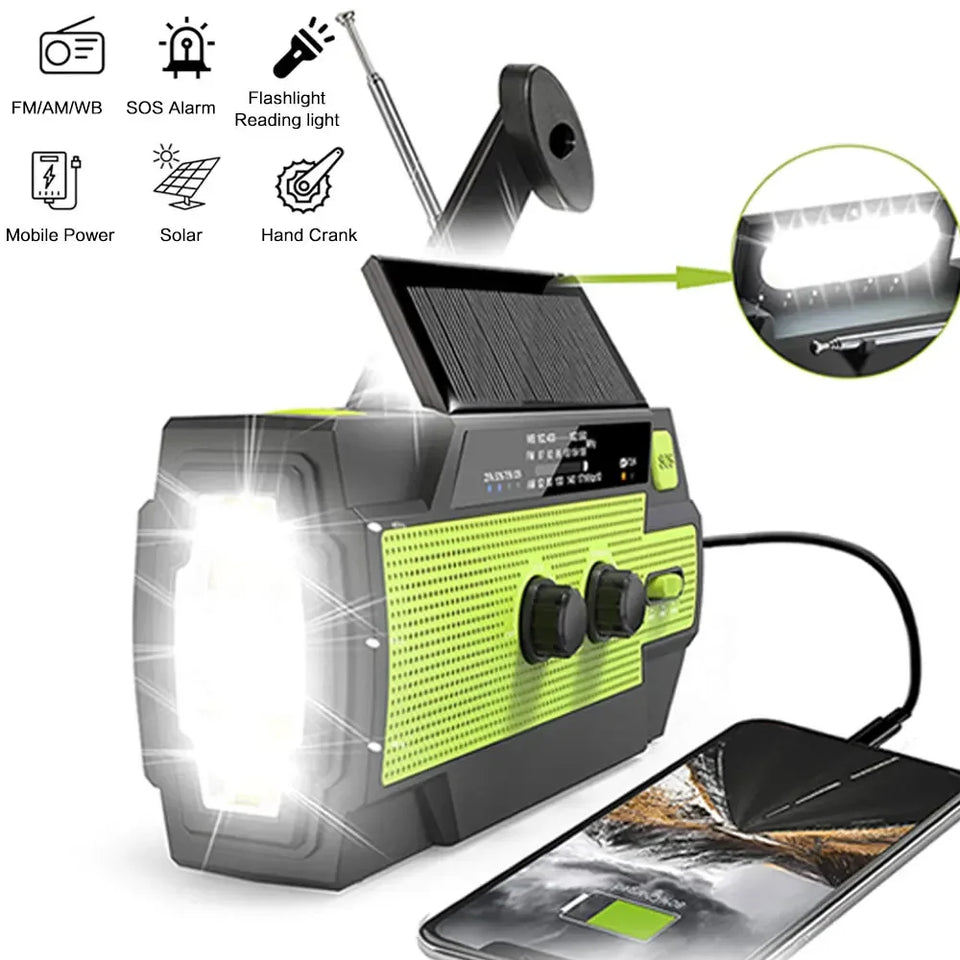 Emergency Solar Powered Radio & 30 Day Survival