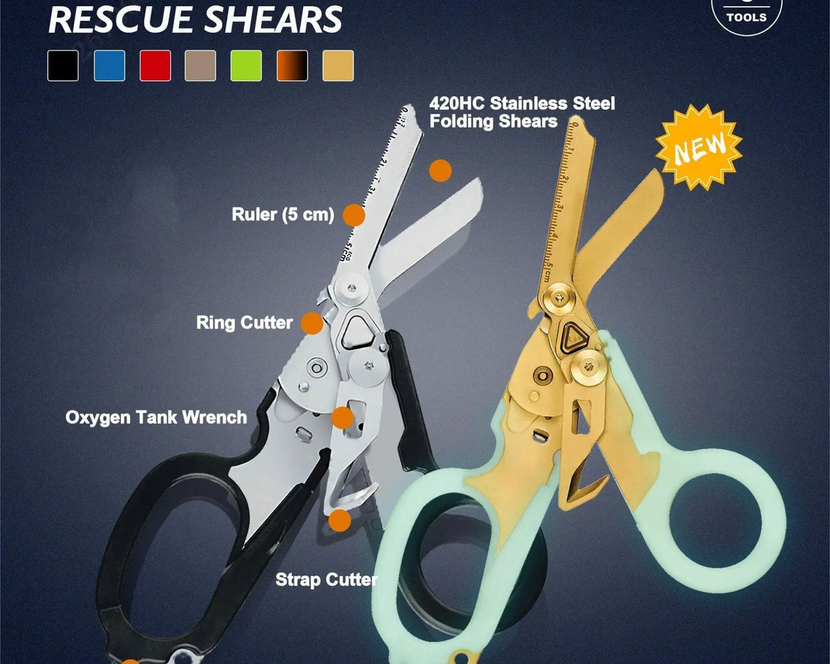 ActiveGear™ Heavy-Duty EDC Emergency Tactical Shears