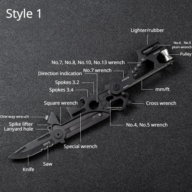 30-in-1 Mini Pocket EDC Survival Tool