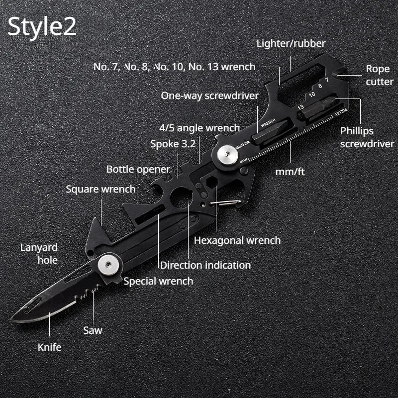 30-in-1 Mini Pocket EDC Survival Tool