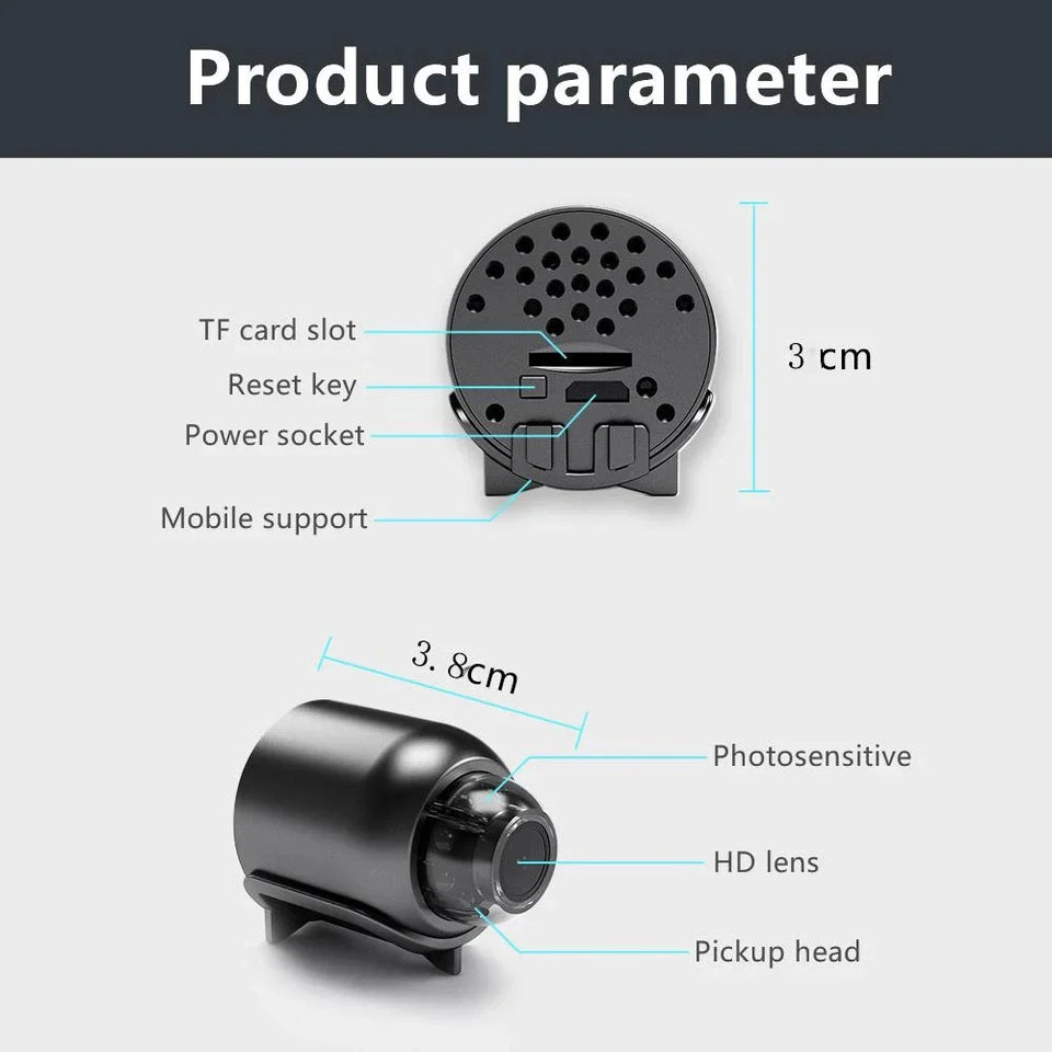Mini Night Vision Security Camera